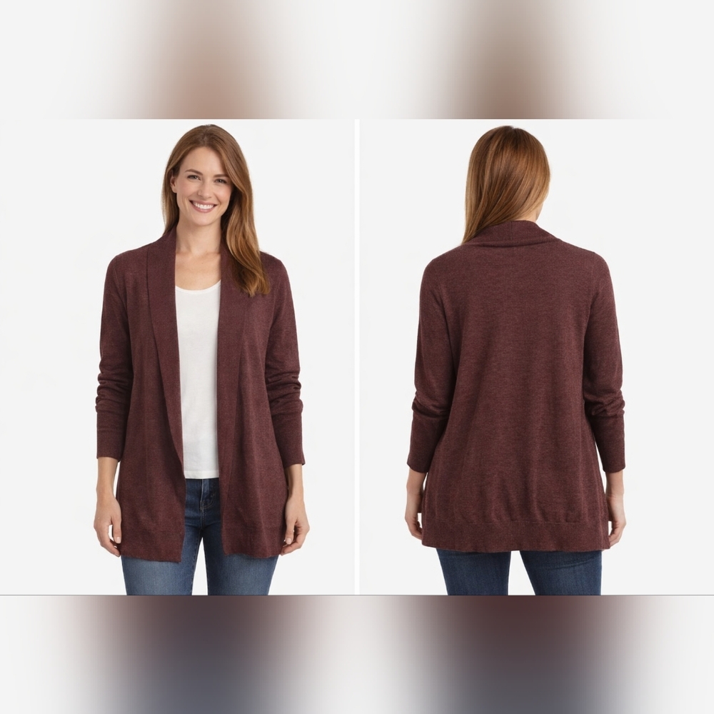 Merona Burgundy‎ Women's Cardigan